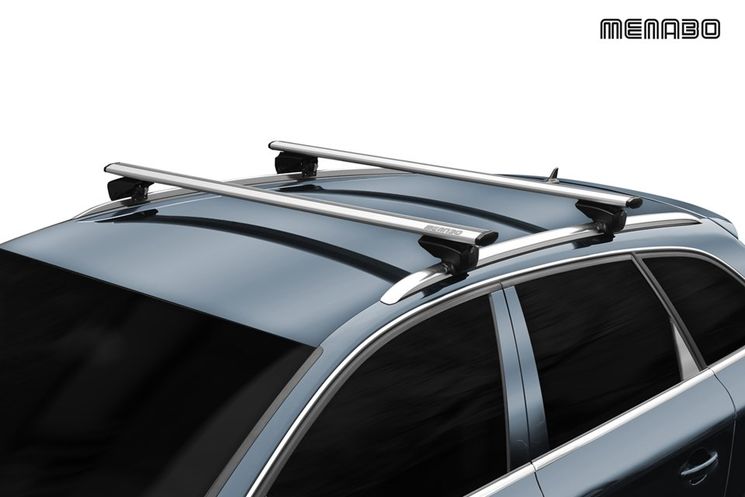 Barres de toit Aluminium pour Hyundai Santa Fe dès 2019 / avec Barres longitudinales