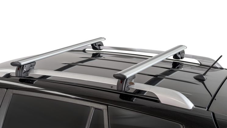 Barres de toit Profilées Aluminium pour Hyundai IX35 de 2010 à 2015  - avec Barres Longitudinales