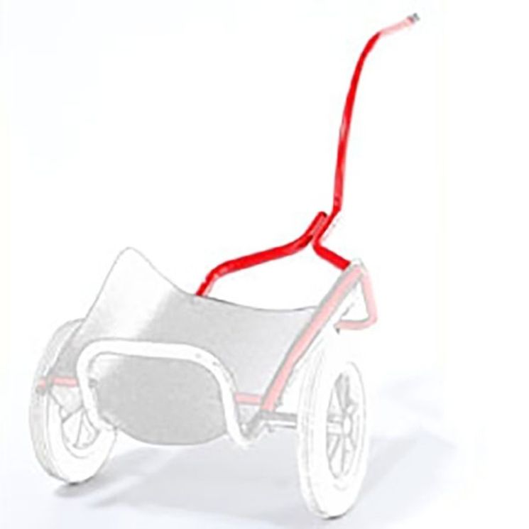 Adaptateur pour transformer le chariot de randonnée en chariot pour vélos.