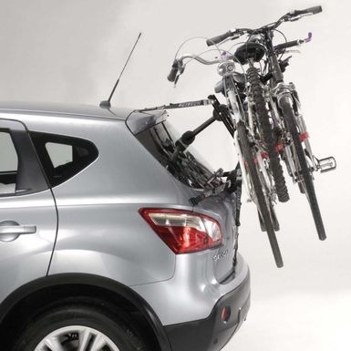 Support à vélos monté sur le coffre pour 3 vélos de DK2, aluminium, 19,5 po  x 34 po x 6 po BCR190
