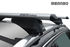 Barres de toit Aluminium Noir pour Renault Kadjar dès 2015 - avec barres longitudinales.