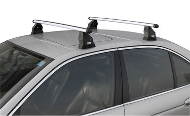Compatible avec Audi Q3 5P 2015 Barres de toit de voiture 130 cm Barre de  toit pour rails haut et bas porte-bagages en acier + offert