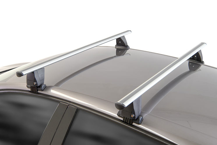 Barres de toit Profilées Aluminium pour Dacia Logan - 4 portes - de 2004 à 2012