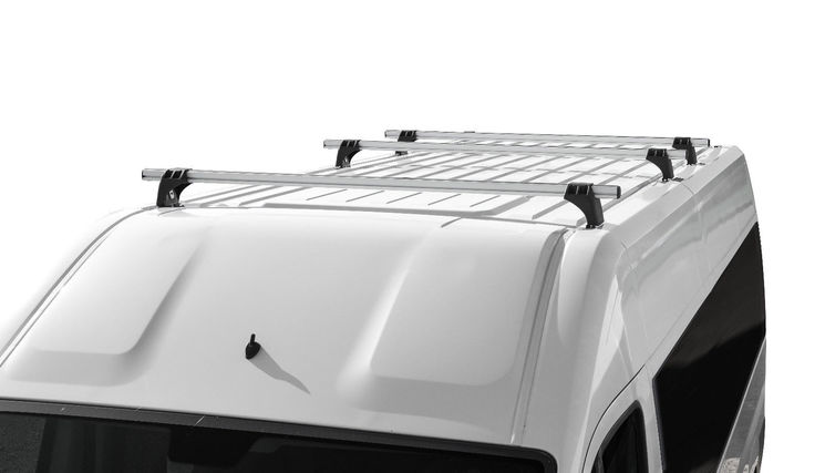 Jeu de 3 Barres de toit Pro Aluminium pour Vw Transporter T6 dès 2015