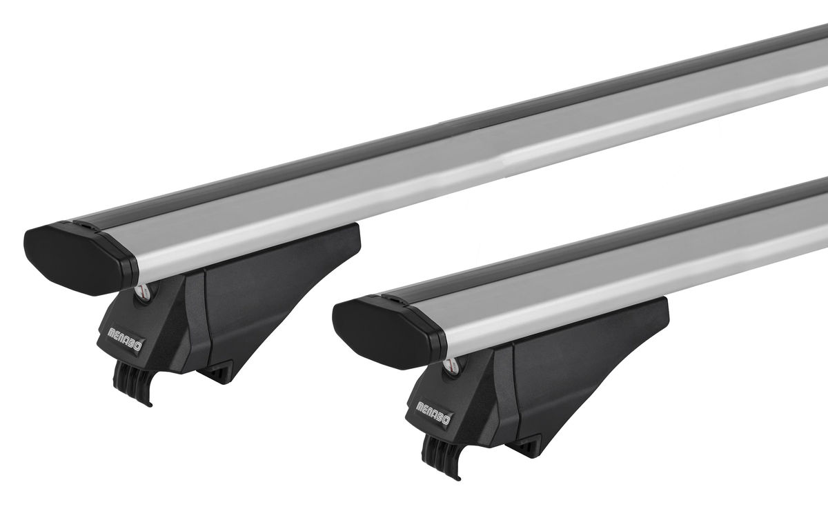 Barres de toit Profilées Aluminium pour Bmw X1 de 2009 à 2019 - avec Barres  Longitudinales