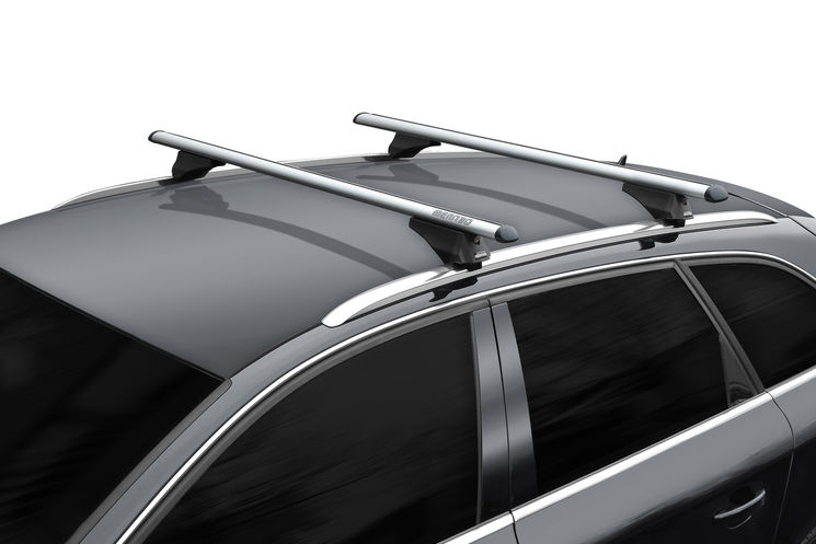 Barres de toit Aluminium pour FORD Fiesta VII Active dès 2018 - avec barres longitudinales.