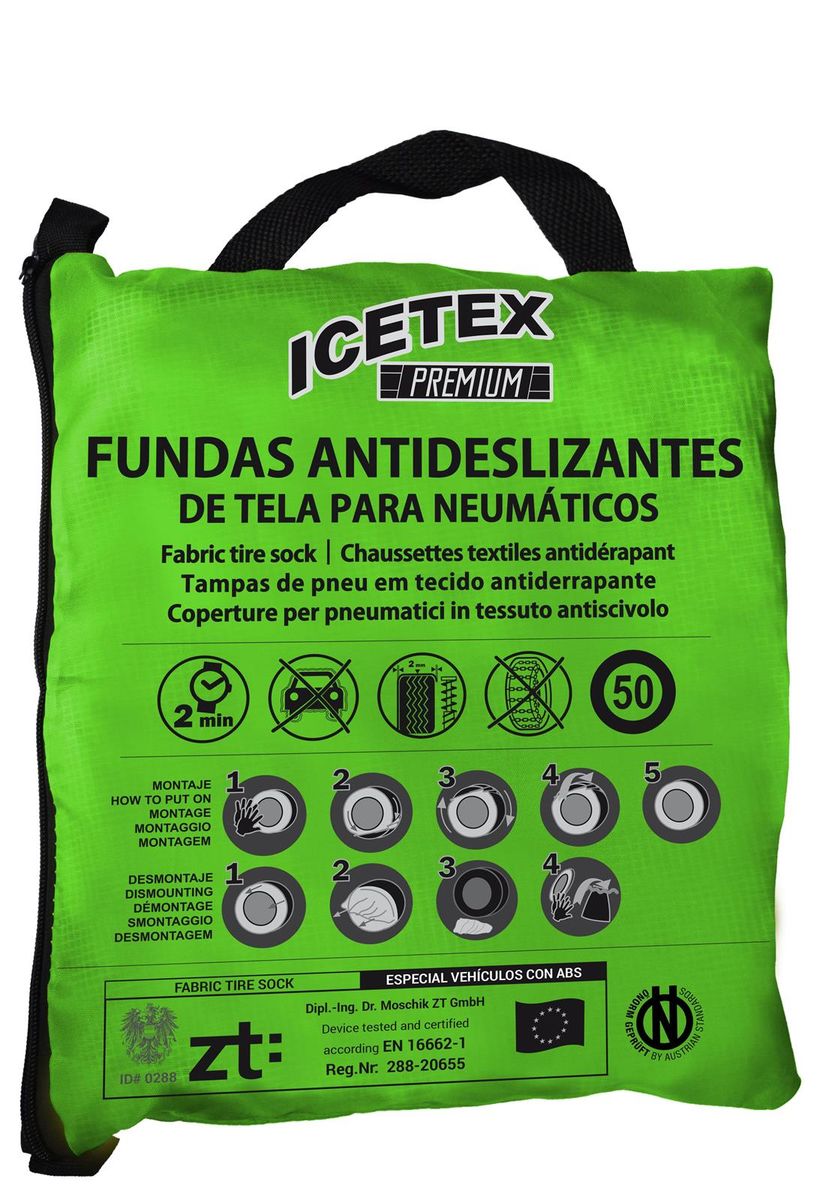 Chaussettes Neige Tourisme ICE TEX E, Taille : 185/65-15