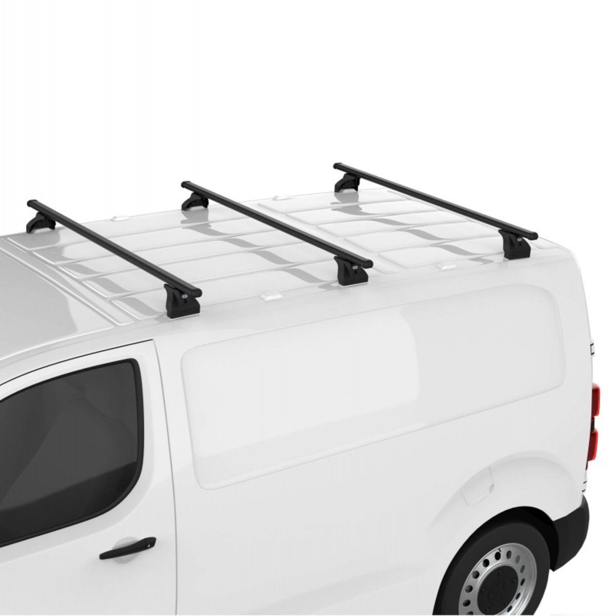 Jeu De Barres De Toit Transversales Acier Pour Vehicule Avec Barres  Longitudinales - Accessoire compatible 24 Peugeot